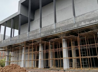 项目动态更新——永州市第四中学体育馆建设项目完工